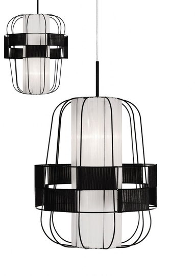 Wind ceiling lamp (musta)