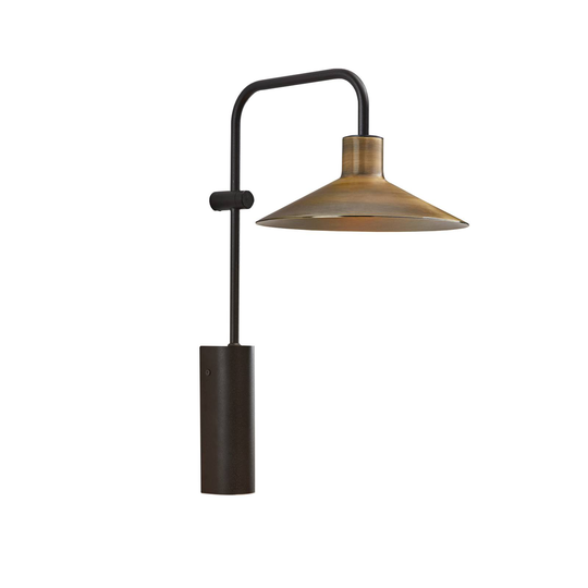 Bover Platet A02 -seinälamppu E14, messinki