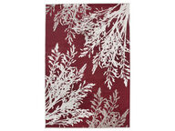 Vallila Niitty chenille matto 110 cm, punainen