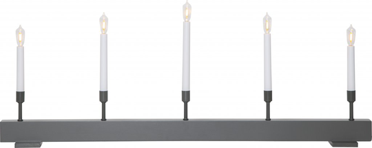 Storm candlestick (straight) (harmaa)