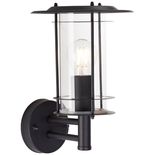York outdoor lamp (musta)