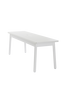 KINNA penkki 120 cm Mattavalkoinen/valkoinen
