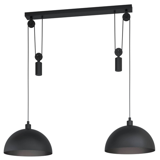 Winkworth 1 Ceiling Lamp 2L (Musta)