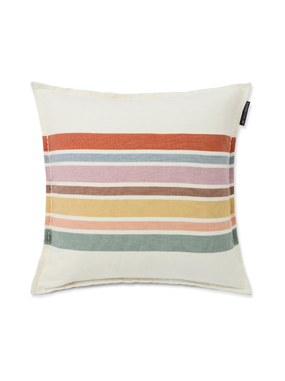 Multi colored striped -sisustustyyny 50 x 50 cm