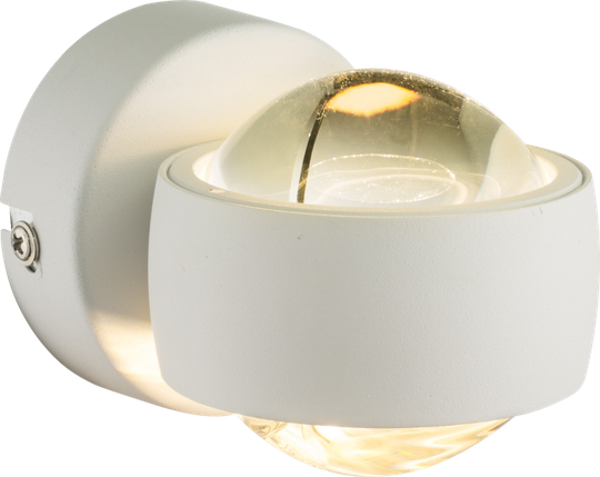 Striped wall lamp (Valkoinen)