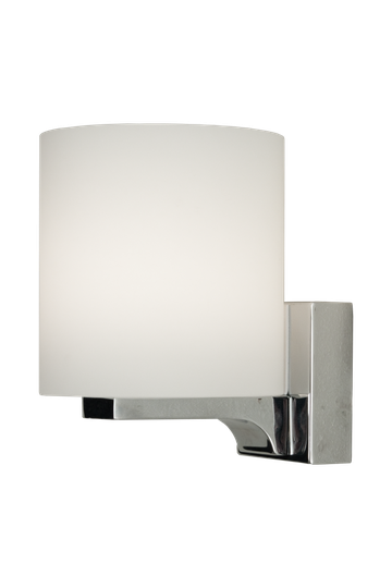 MENFI wall lamp bathroom, chrome (Opaali)