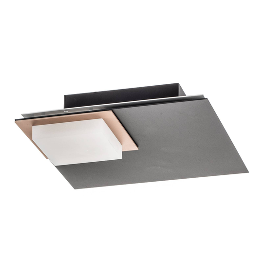 BANKAMP Quadro LED-kattovalaisin 8W antrasiitti