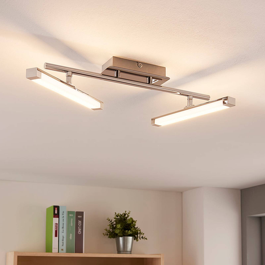 Moderni LED-kattovalaisin Pilou, 3 tason himmennys