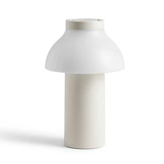 HAY PC Portable -LED-pöytävalaisin, akku, kerma