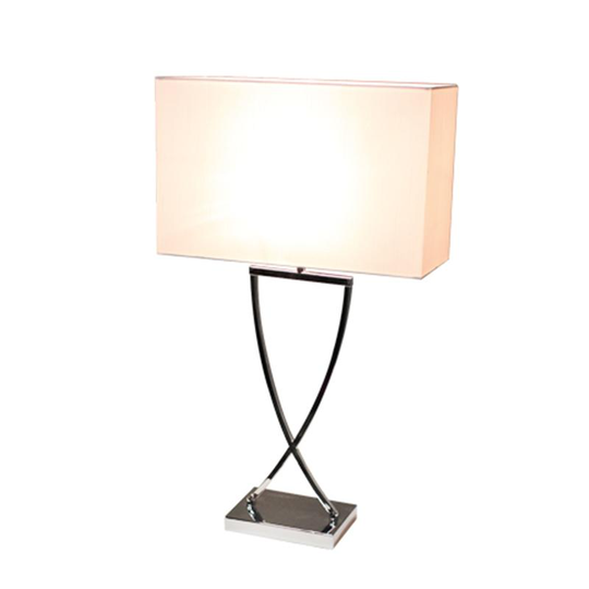 Omega 67cm table lamp (valkoinen)