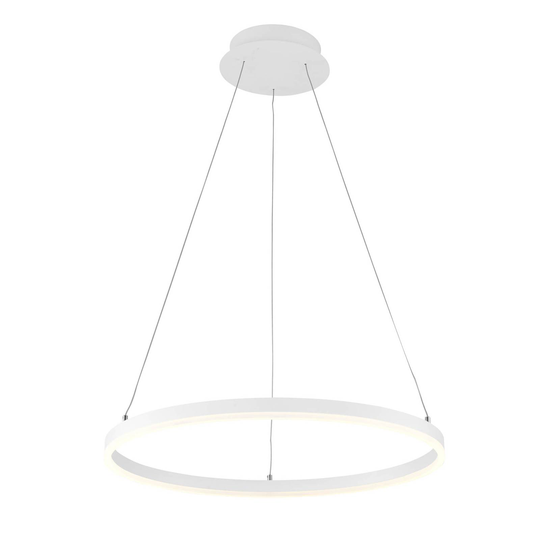 Arcchio Albiona -LED-riippuvalo valkoinen, 40 cm
