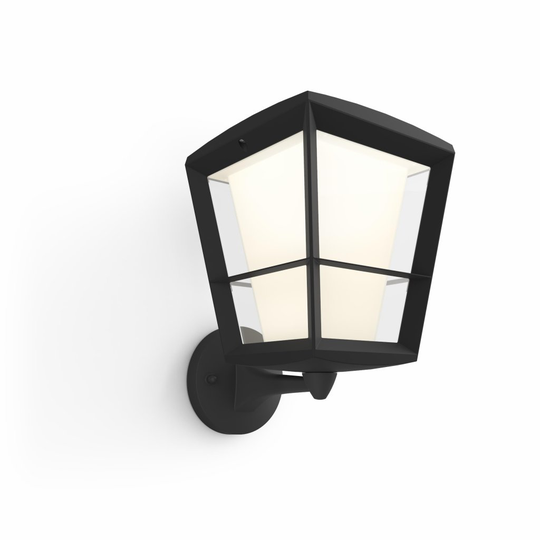 Econic Hue WACA EU up wall lantern black (musta)