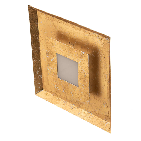 Window-LED-seinävalaisin, 32 x 32 cm, kulta