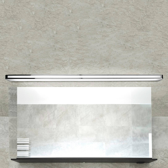 Ajaton LED-seinävalaisin Acros, 150 cm, kromi