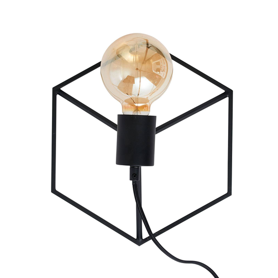 Dyberg Larsen Wall Cube -seinälamppu pistokkeella