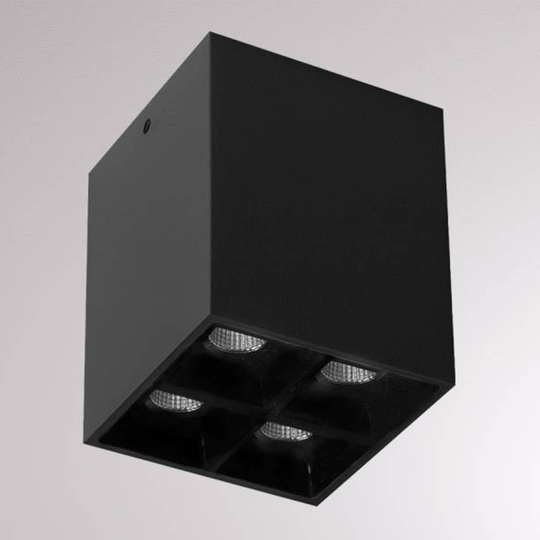 Liro-LED-kattokohdevalo, musta 34° 3 000 K