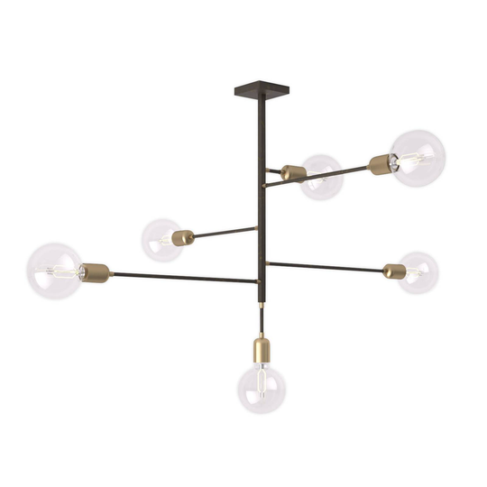 Agò-design-kattovalaisin, 6-lamppuinen