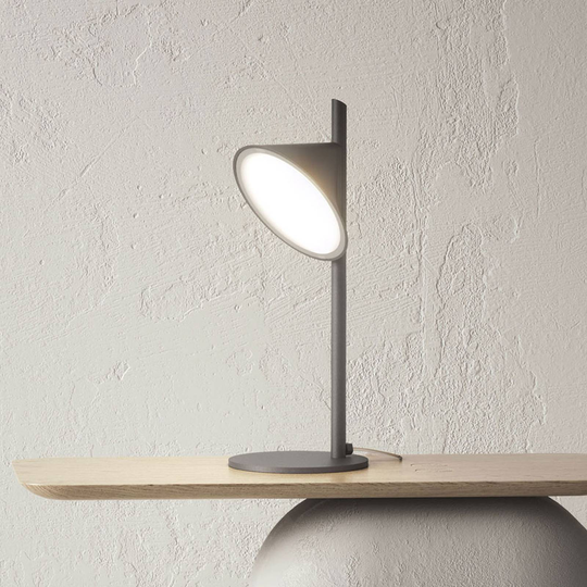 Axolight Orchid LED-pöytälamppu, tummanharmaa