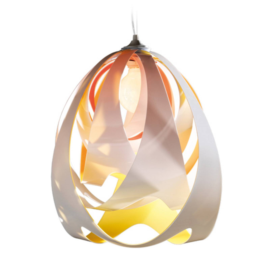 Slamp Goccia di Luce-riippuvalaisin kelta-punainen