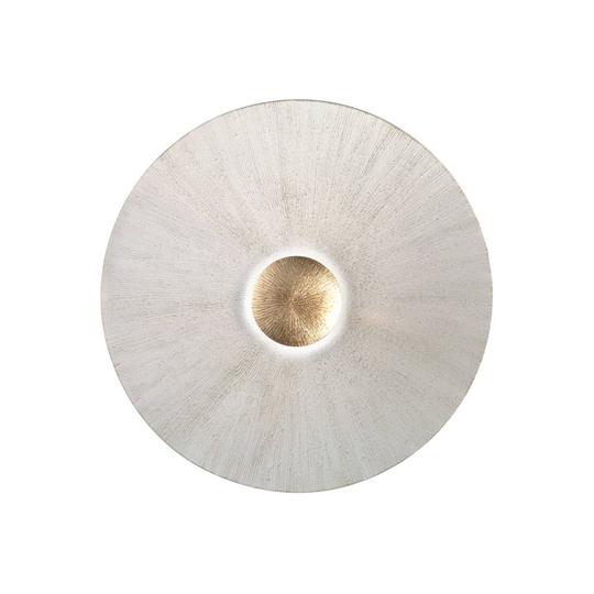 Seinävalaisin Moon Sun, Ø 54 cm valkoinen/kulta