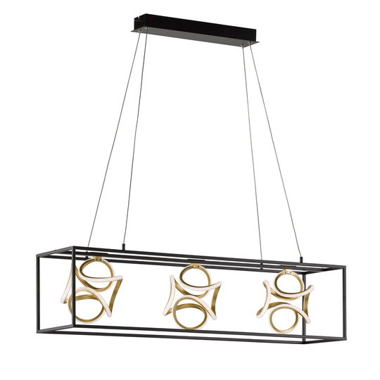 LED-riippuvalaisin Gesa, 3-lamppuinen
