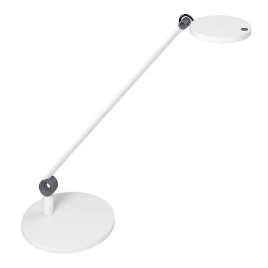 LED-pöytävalo PARA.MI MFTL 102R pyöreä, vaalea 940