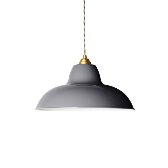 Anglepoise Original 1227 Brass Midi Wide harmaa