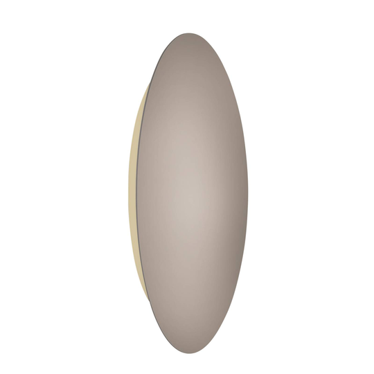 Escale Blade -LED-seinävalaisin, taupe, Ø 95 cm