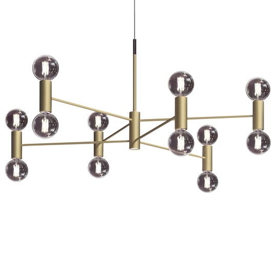Modo Luce Chandelier riippuvalo 107cm kulta