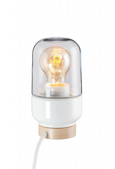 Ohm table lamp 19cm (clear glass) (Valkoinen)