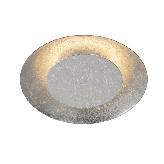 LED-kattovalaisin Foskal, hopea, Ø 21,5 cm