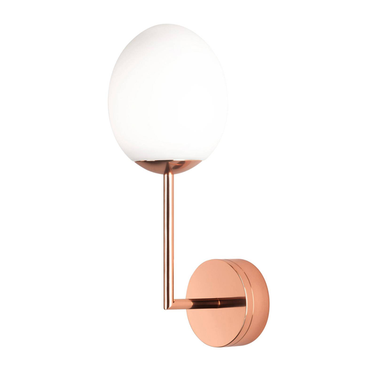 Astro Kiwi -LED-seinävalaisin, kiillotettu kupari