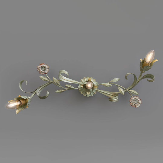 Firenzeläistyylinen seinävalaisin Tulipe