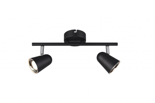 Toulouse LED spotlight 2L m-black (Musta)