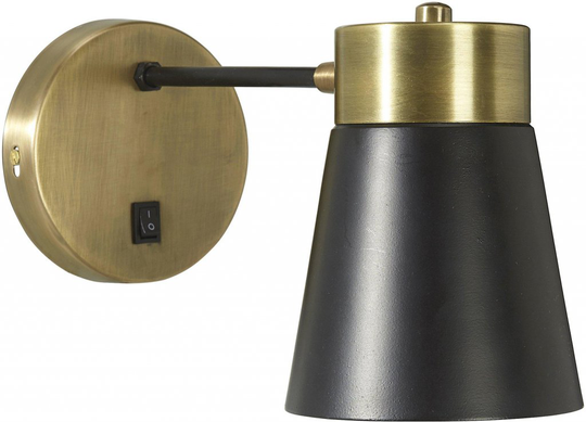 Luna wall lamp (Musta)