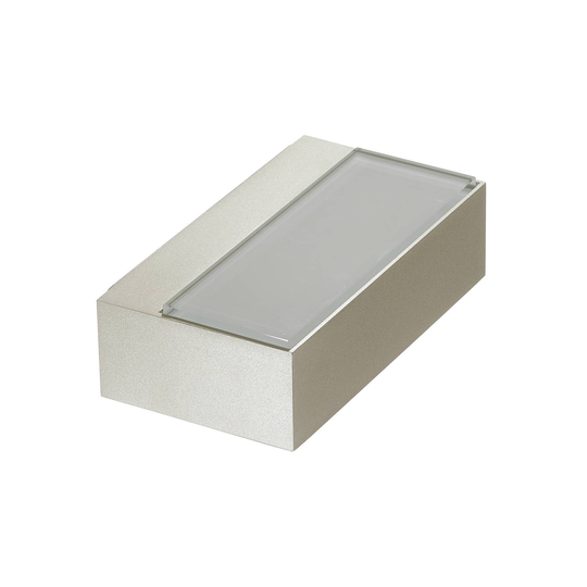 BEGA 12277 LED-seinävalaisin 3000K 20 cm palladium