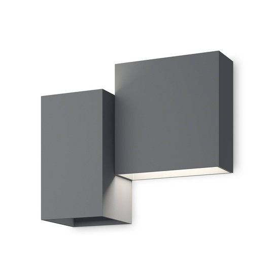 Vibia Structural 2602 LED-seinävalo tummanharmaa