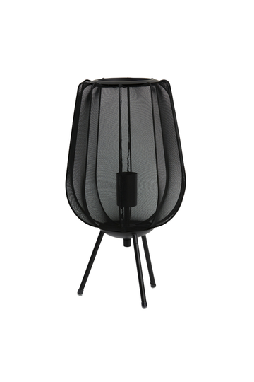 Table lamp Ø25x45 cm PLUMERIA black (Musta)