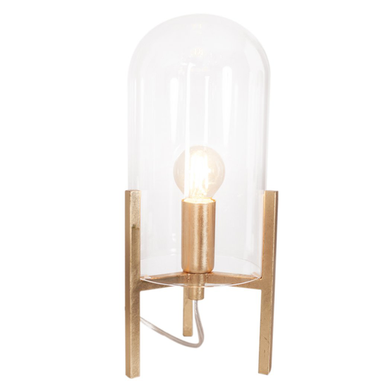 Smokey table lamp (Brass / Kulta)