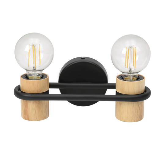 Chieveley wall lamp (Musta)