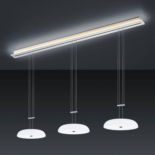 BANKAMP Strada Vanity riippuvalo, 3-lamp., 155 cm