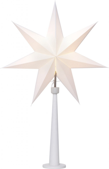 Paint Snow table star (Valkoinen)