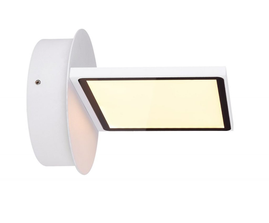 Wall light Metal White, 1Xled wall lamp (Valkoinen)
