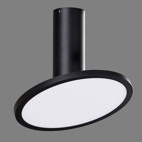 LED-kattovalaisin Morgan, säädettävä, musta