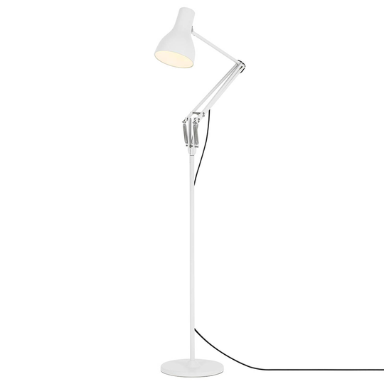 Anglepoise Type 75 -lattiavalaisin, valkoinen