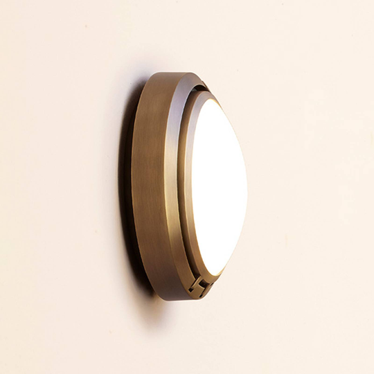 Luceplan Metropoli -seinälamppu, pronssi, 17 cm