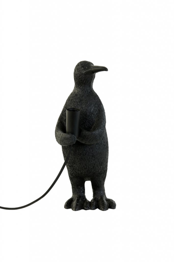 Table lamp E14 16x13x34 cm PENGUIN matt black (Musta)