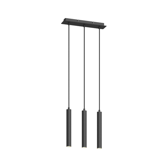Arcchio Franka -LED-riippuvalo, 3-lamp., pitkä
