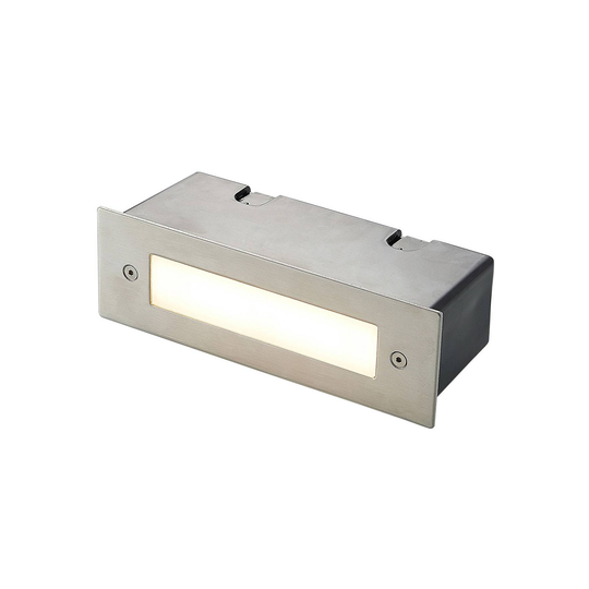 LED-seinäuppovalaisin Roni, terästä, 19,5 cm