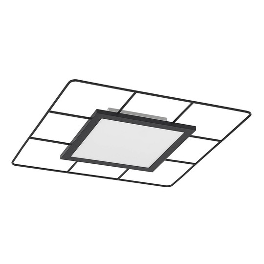Lindby Khai-LED-kattovalaisin, Stepdim, 45 x 45 cm